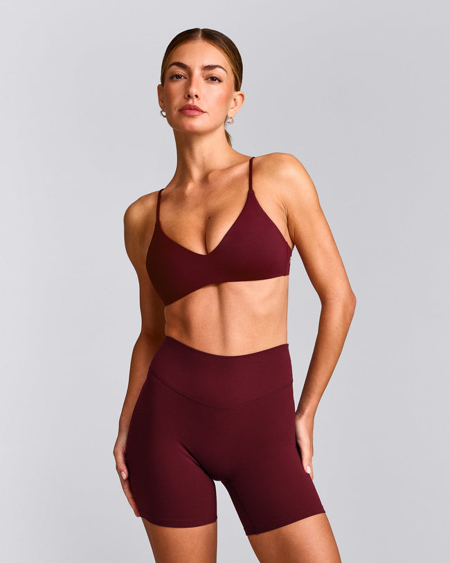 EasyLift™ Ultra Minimal Bralette with Grey Logo | Rosewood