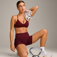 EasyLift™ Ultra Minimal Bralette with Grey Logo | Rosewood