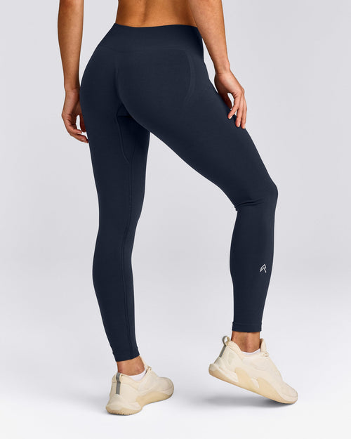 EffortlessLift™ Seamless Mid Rise Leggings New Branding | True Blue