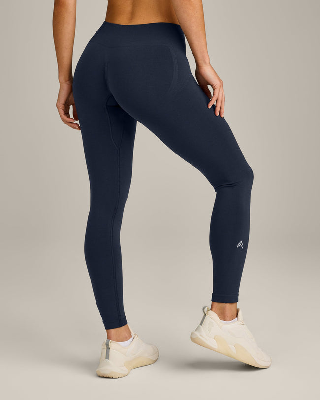 EffortlessLift™ Seamless Mid Rise Leggings New Branding | True Blue
