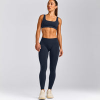 EffortlessLift™ Seamless Mid Rise Leggings New Branding | True Blue