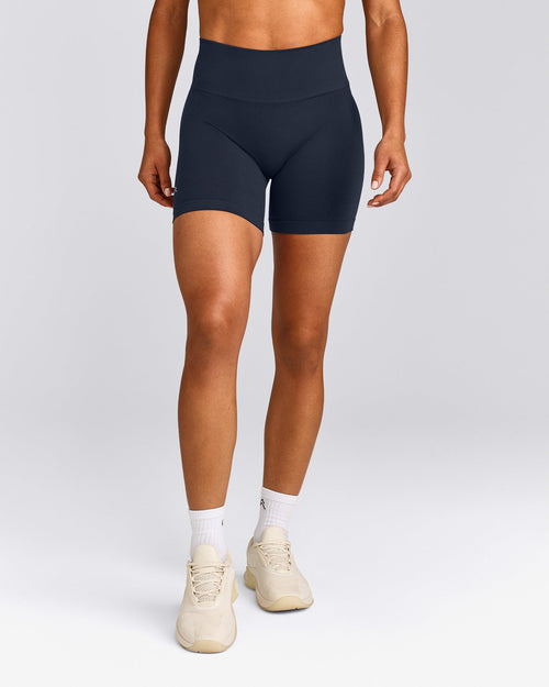 EffortlessLift™ Seamless High Rise Shorts New Branding | True Blue