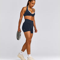 EffortlessLift™ Seamless High Rise Shorts | True Blue