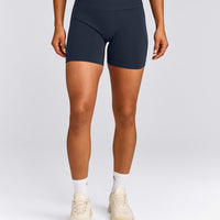 EffortlessLift™ Seamless Mid Rise Shorts New Branding | True Blue