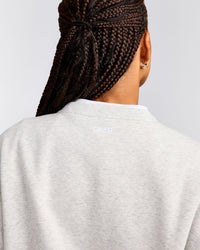 Foundations Cosy Crew Neck Sweatshirt | Light Grey Marl