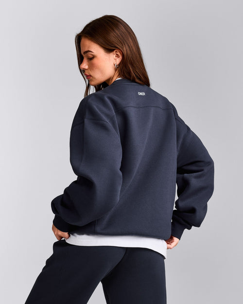 Foundations Cosy Crew Neck Sweatshirt | True Blue
