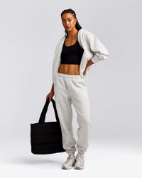 Foundations Cosy Joggers | Light Grey Marl