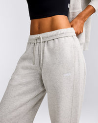 Foundations Cosy Joggers | Light Grey Marl