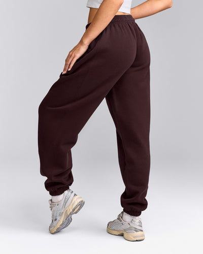 Foundations Cosy Joggers | Plum Brown