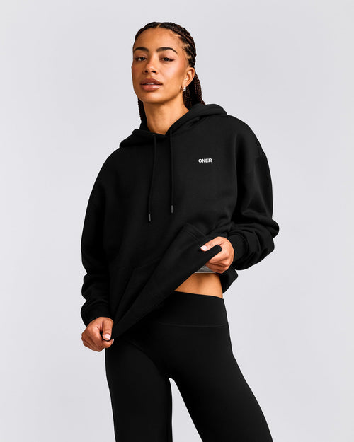 Foundations Cosy Hoodie | Black