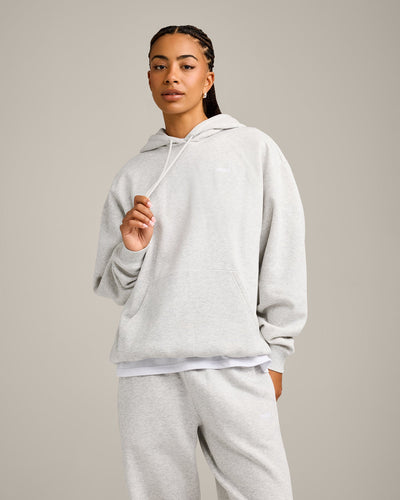 Foundations Cosy Hoodie | Light Grey Marl