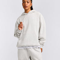 Foundations Cosy Hoodie | Light Grey Marl