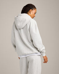 Foundations Cosy Hoodie | Light Grey Marl