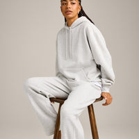 Foundations Cosy Hoodie | Light Grey Marl