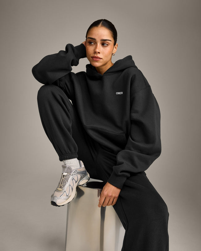 Foundations Cosy Hoodie | Soft Black