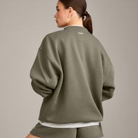 Foundations Cosy Oversized Sweatshirt | Alpine Green