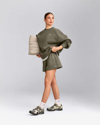 Foundations Cosy Oversized Sweatshirt | Alpine Green