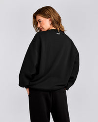 Foundations Cosy Oversized Sweatshirt | Black