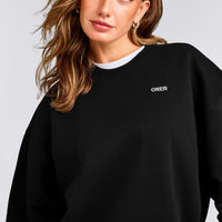 Foundations Cosy Oversized Sweatshirt | Black