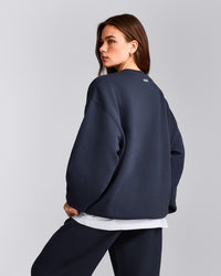 Foundations Cosy Oversized Sweatshirt | True Blue