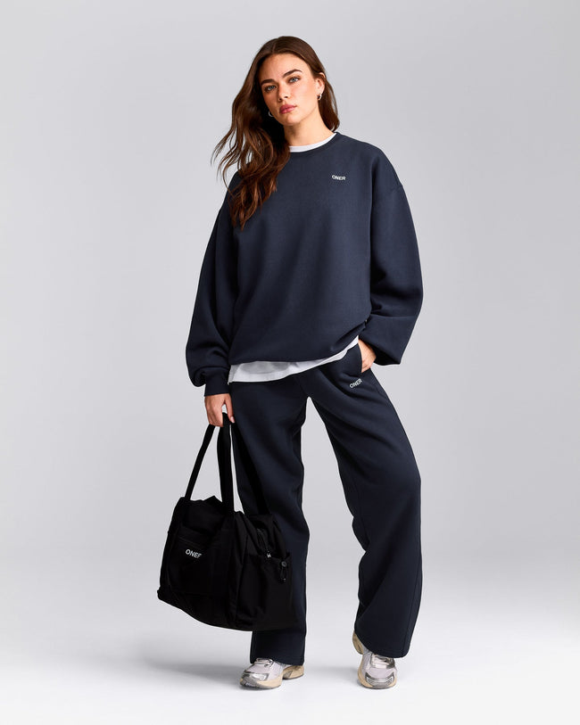 Foundations Cosy Oversized Sweatshirt | True Blue