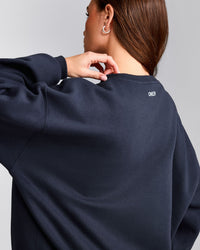 Foundations Cosy Oversized Sweatshirt | True Blue