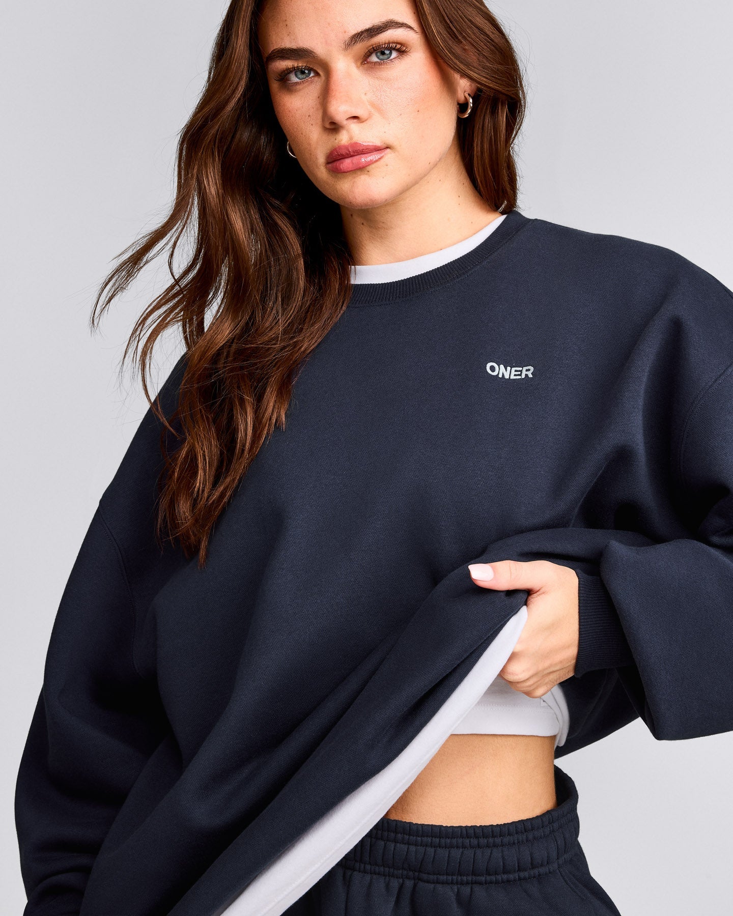 Foundations Cosy Oversized Sweatshirt | True Blue