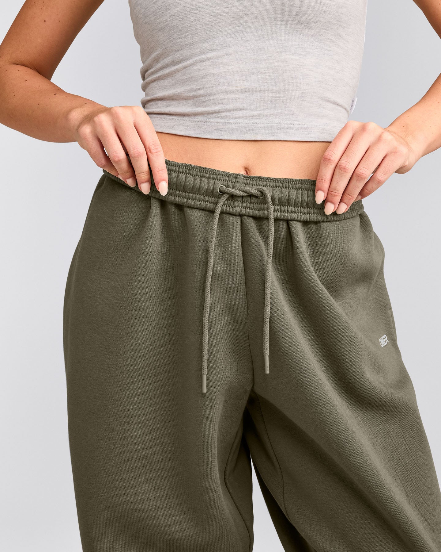 Foundations Cosy Oversized Joggers | Alpine Green