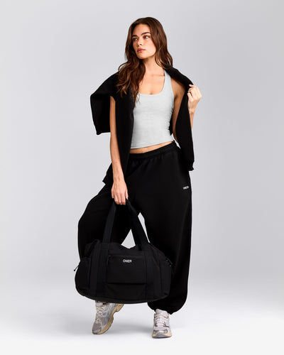 Foundations Cosy Oversized Joggers | Black
