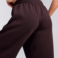 Foundations Cosy Oversized Joggers | Plum Brown