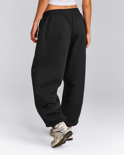 Foundations Cosy Oversized Joggers | Soft Black