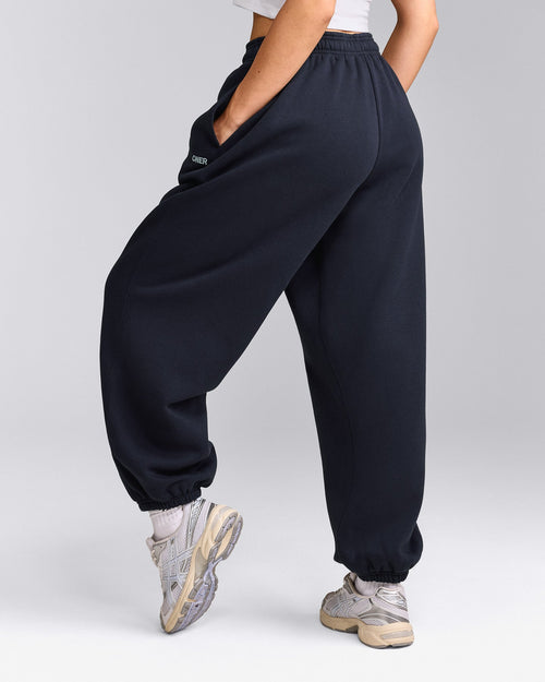 Foundations Cosy Oversized Joggers | True Blue