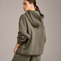 Foundations Cosy Oversized Hoodie | Alpine Green