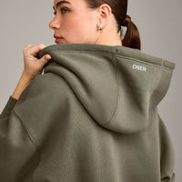 Foundations Cosy Oversized Hoodie | Alpine Green