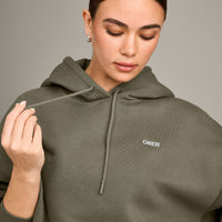 Foundations Cosy Oversized Hoodie | Alpine Green