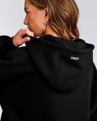 Foundations Cosy Oversized Hoodie | Black