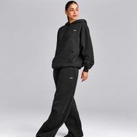 Foundations Cosy Oversized Hoodie | Soft Black