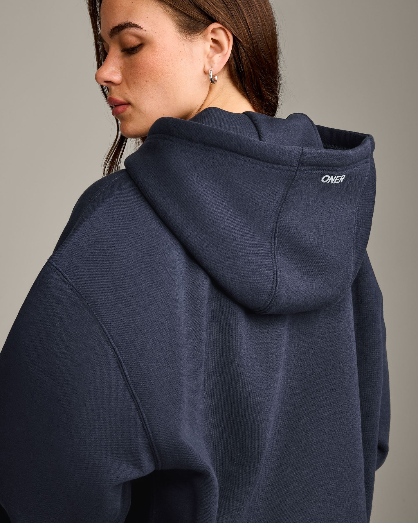 Foundations Cosy Oversized Hoodie | True Blue