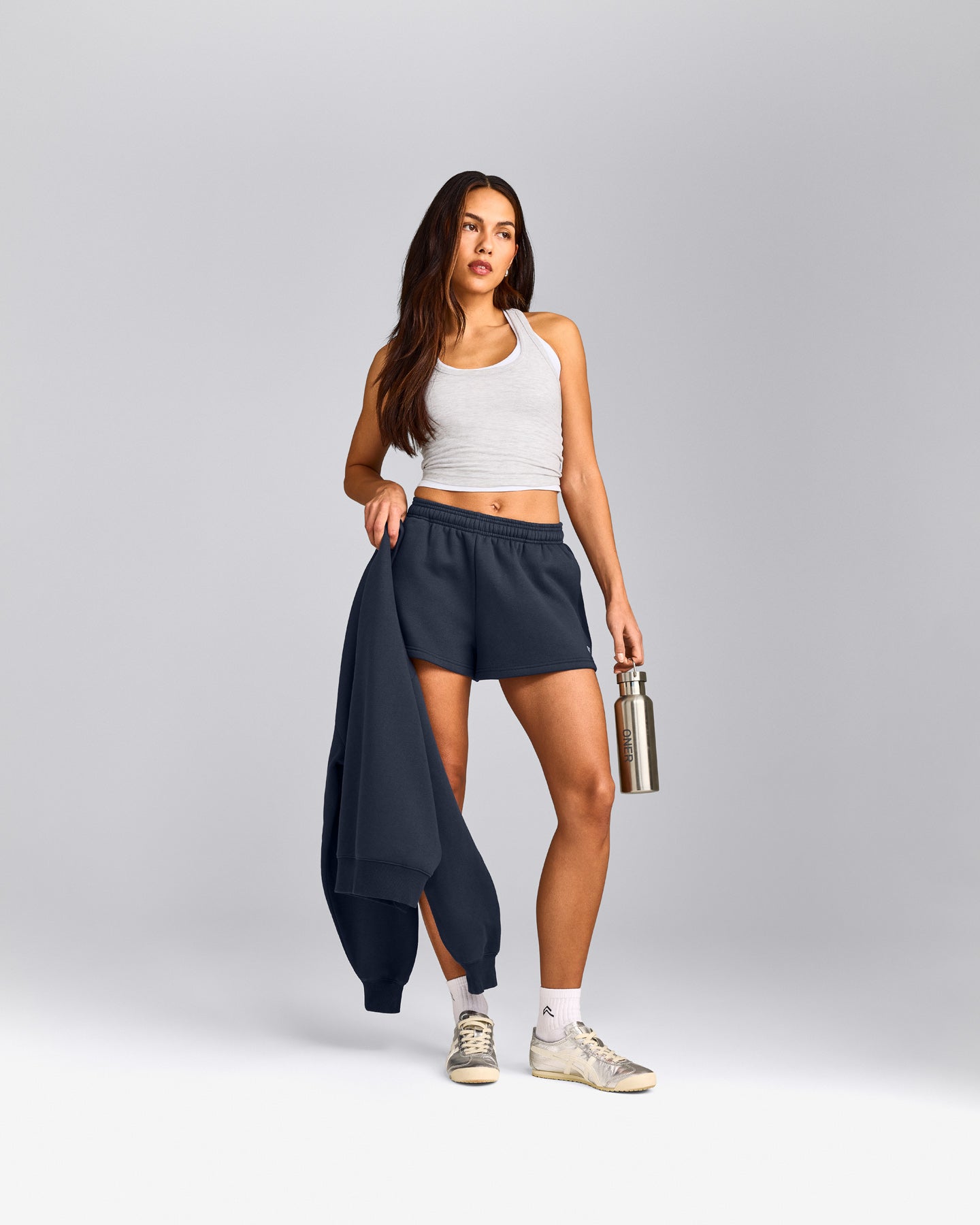 Foundations Cosy Oversized Shorts | True Blue