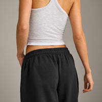 Foundations Cosy Oversized Straight Leg Joggers | Soft Black