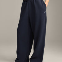 Foundations Cosy Oversized Straight Leg Joggers | True Blue