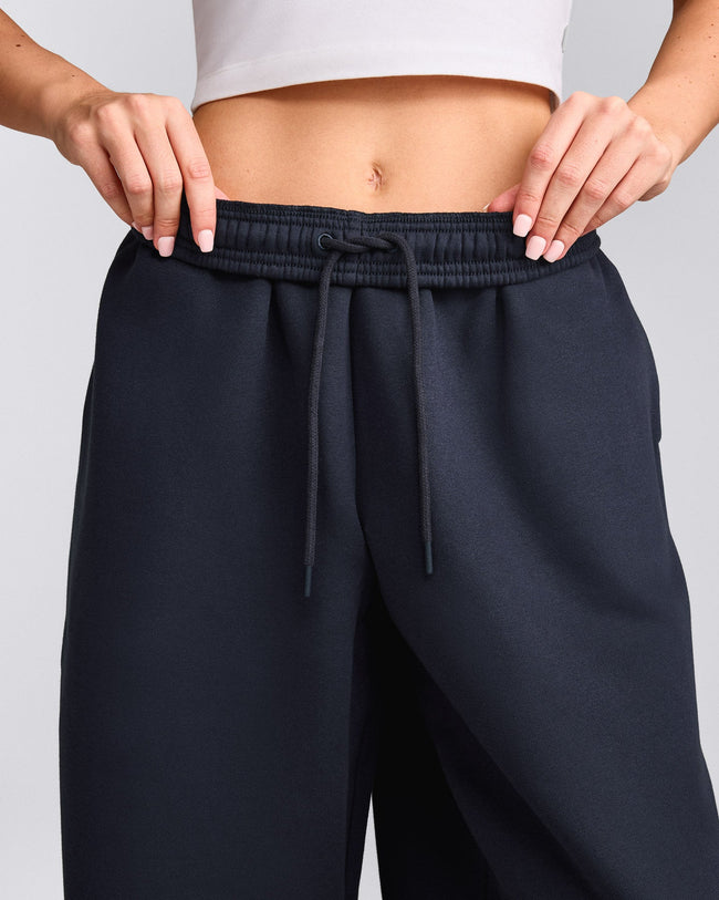 Foundations Cosy Oversized Straight Leg Sweatpants | True Blue