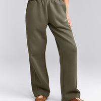 Foundations Cosy Straight Leg Sweatpants | Alpine Green