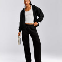 Foundations Cosy Straight Leg Sweatpants | Black