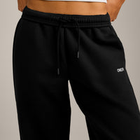 Foundations Cosy Straight Leg Joggers | Black