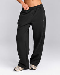 Foundations Cosy Straight Leg Sweatpants | Soft Black
