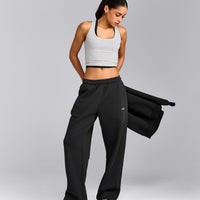Foundations Cosy Straight Leg Sweatpants | Soft Black