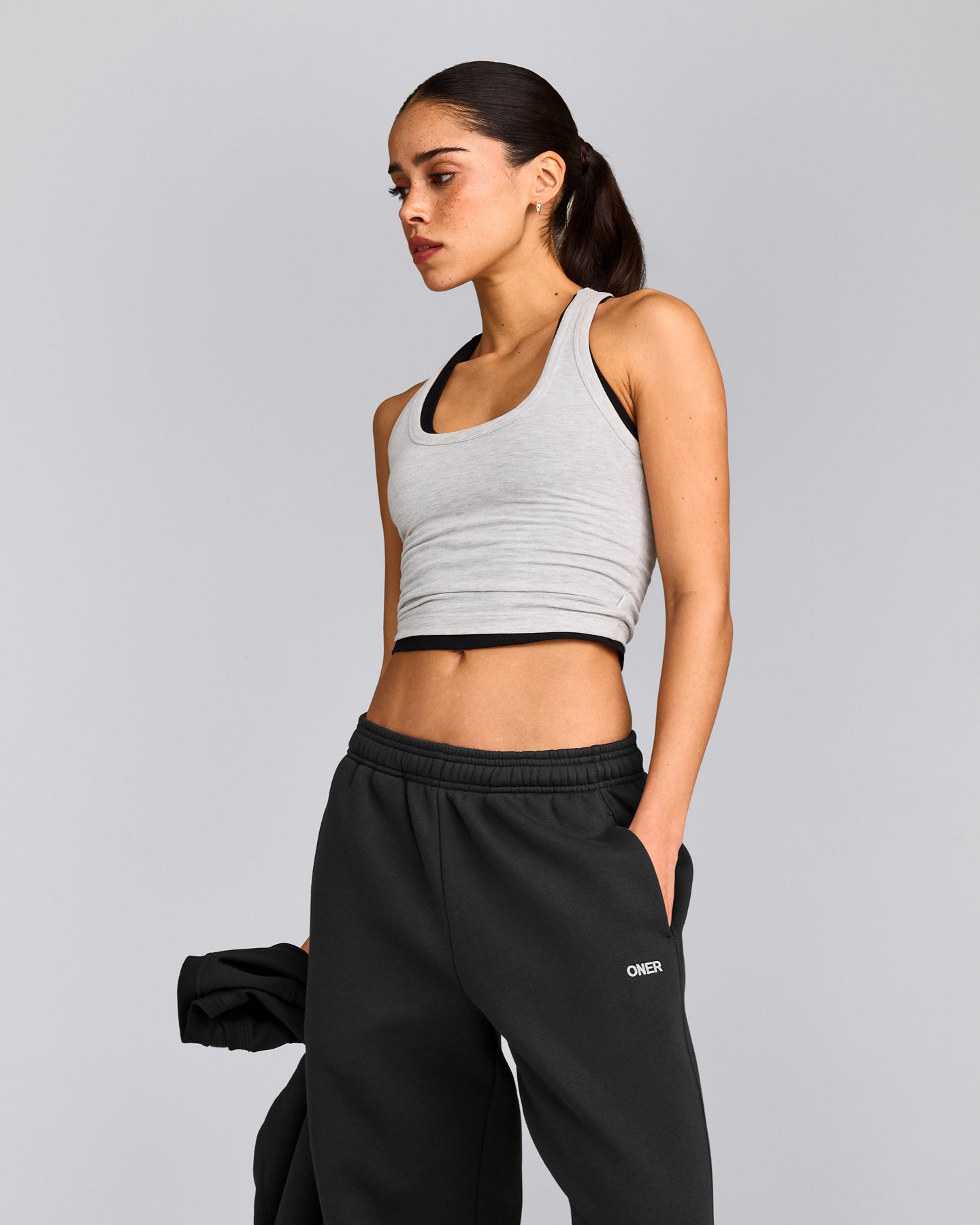 Foundations Cosy Straight Leg Sweatpants | Soft Black