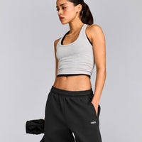 Foundations Cosy Straight Leg Sweatpants | Soft Black