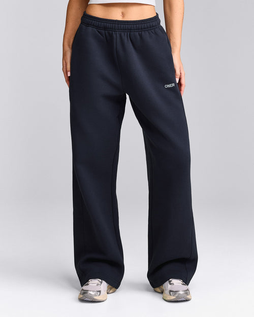 Foundations Cosy Straight Leg Joggers | True Blue